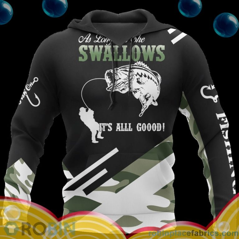 Bass Fishing A Long As She Swallow All Over Print – AOP Shirt