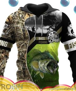 bass fishing love fishing all over print aop shirt hoodie xm8Aj