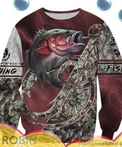 Bass Fishing Red Thunder All Over Print – AOP Shirt