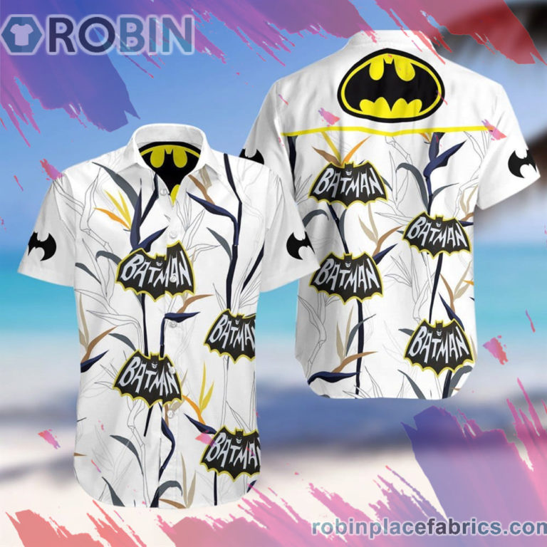 Batman Hawaiian Shirt Hawaiian Shirts, Casual Short Sleeve Shirt
