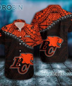 bc lions casual button down hawaiian shirt grunge polynesian tattoo ca football 197 zQT6N