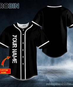 black custom baseball jersey 188 QlF1r