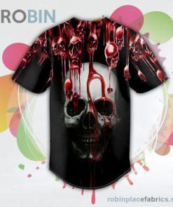 Blooding Skull Baseball Jersey RB3883