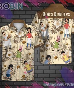 Bob Belcher Hawaiian Shirt, Casual Short Sleeve Shirt