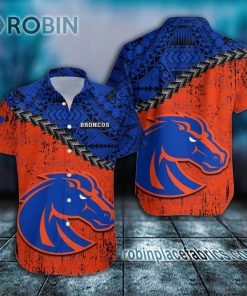 boise state broncos casual button down hawaiian shirt grunge polynesian tattoo ncaa 193 Z5KyK