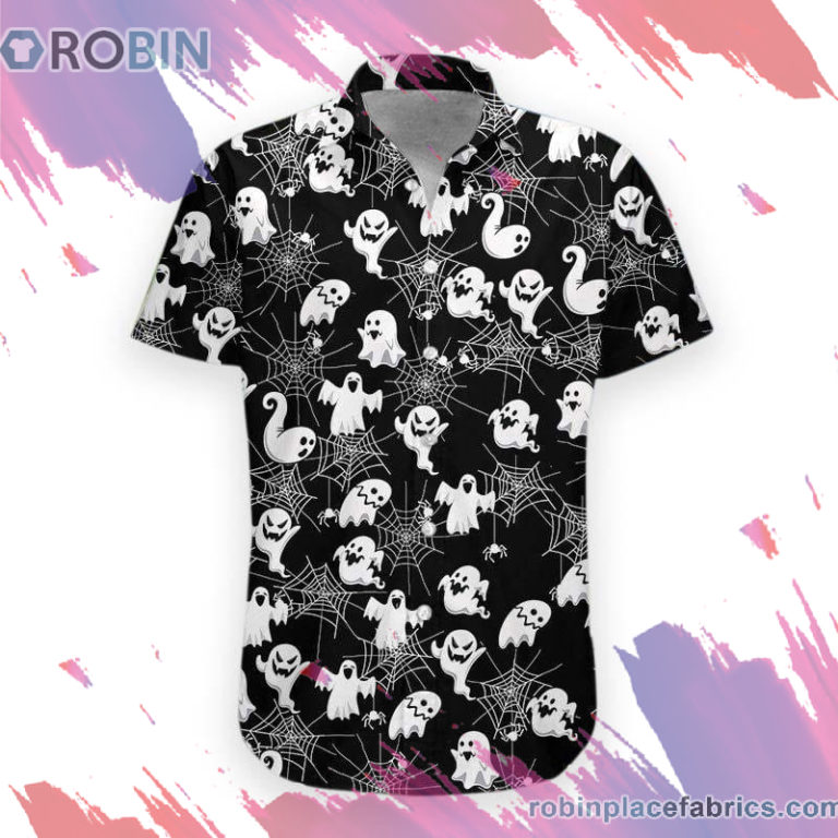 Boo Halloween Hawaiian Shirt, Casual Short Sleeve Shirt