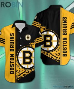 Boston Bruins – NHL Short Sleeve Button Down Hawaiian Shirt