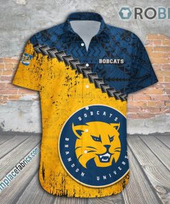 brandon bobcats casual button down hawaiian shirt grunge polynesian tattoo ca cis 82 VEuLL