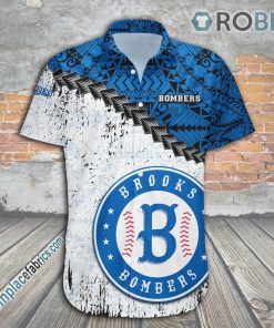 Brooks Bombers Casual Button Down Hawaiian Shirt Grunge Polynesian Tattoo – CA BASEBALL Brooks Bombers Casual Button Down Hawaiian Shirt Grunge Polynesian Tattoo – CA BASEBALL
