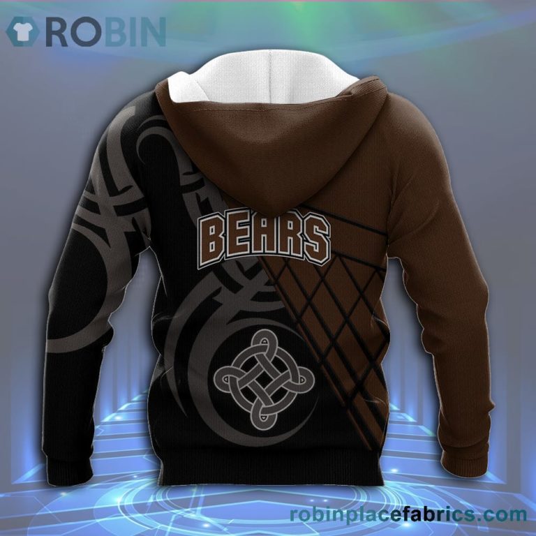 Brown Bears All Over Print 3D Hoodie Pattern Celtic – NCAA