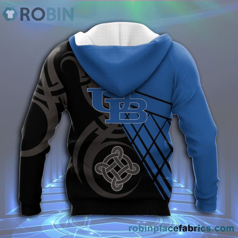 Buffalo Bulls All Over Print 3D Hoodie Pattern Celtic – NCAA