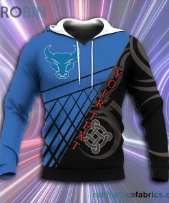 Buffalo Bulls All Over Print 3D Hoodie Pattern Celtic – NCAA