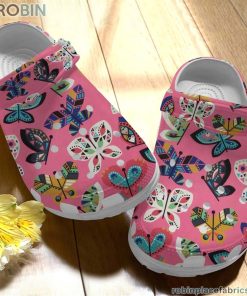 Butterfly Clog Butterfly Pattern Crocs Crocband Clog 3D Crocs Print Full