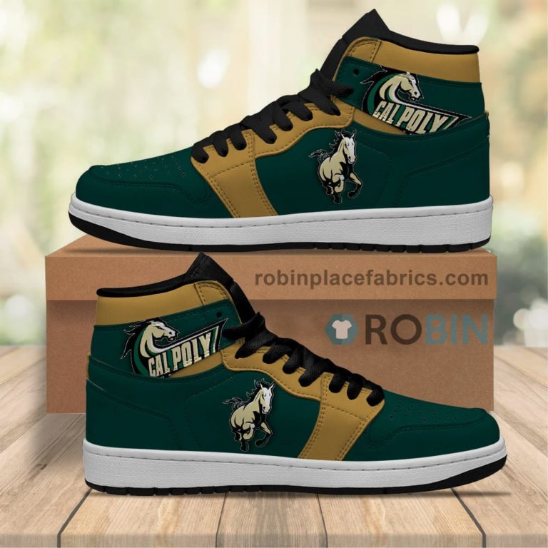 Cal Poly Mustangs Sneakers Boots – NCAA Air Jordan 1