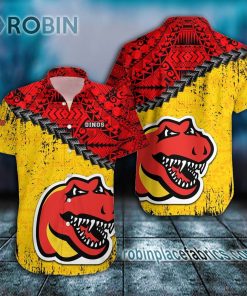 calgary dinos casual button down hawaiian shirt grunge polynesian tattoo ca cis 184 4tDOb