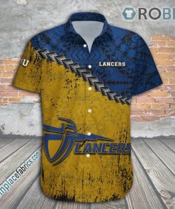 California Baptist Lancers Casual Button Down Hawaiian Shirt Grunge Polynesian Tattoo – NCAA