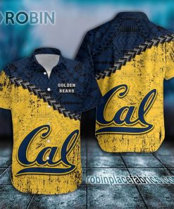 california golden bears casual button down hawaiian shirt grunge polynesian tattoo ncaa 179 kFZpw