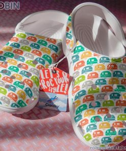 Camping Clog Camping Pattern Collection Crocs Crocband Clog 3D Crocs Print Full