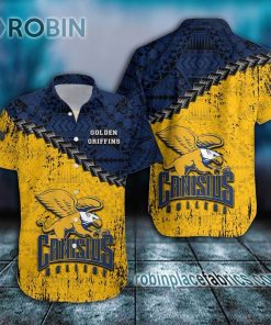 canisius golden griffins casual button down hawaiian shirt grunge polynesian tattoo ncaa 176 fDexX