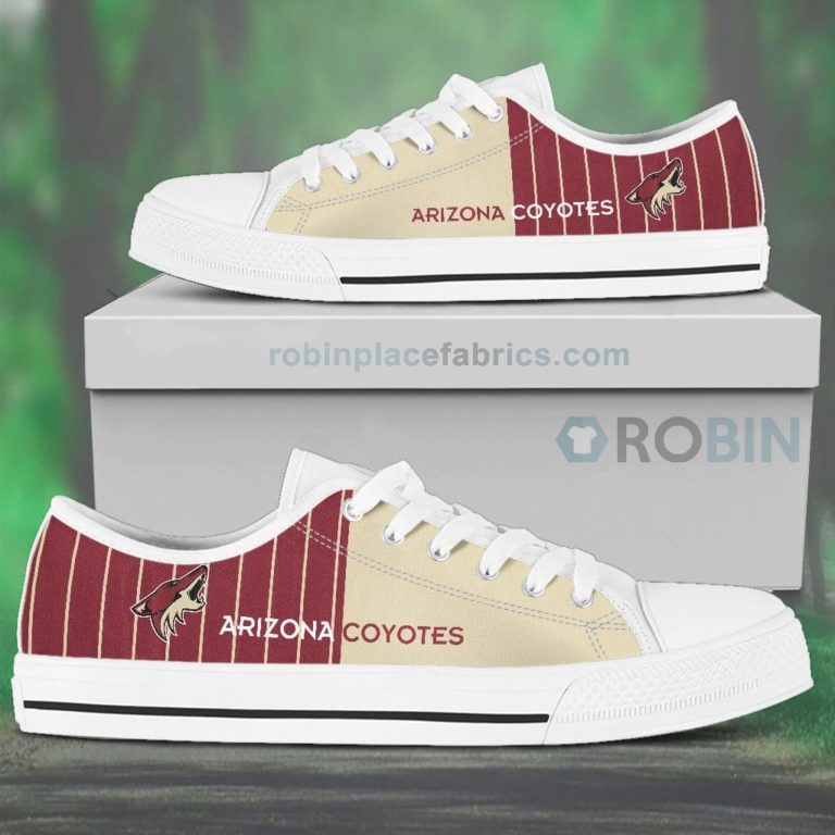Canvas Low Top Shoes Arizona Coyotes