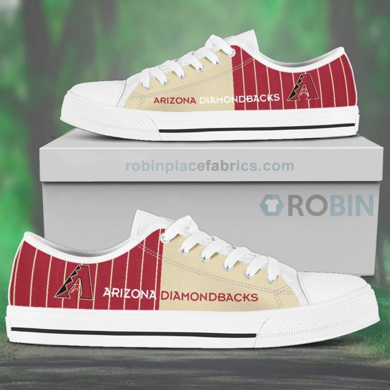 Canvas Low Top Shoes Arizona Diamondbacks