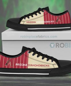 Canvas Low Top Shoes Arizona Diamondbacks Canvas Low Top Shoes Arizona Diamondbacks