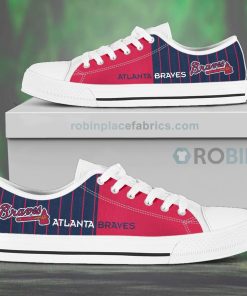 canvas low top shoes atlanta braves 162 6knfv