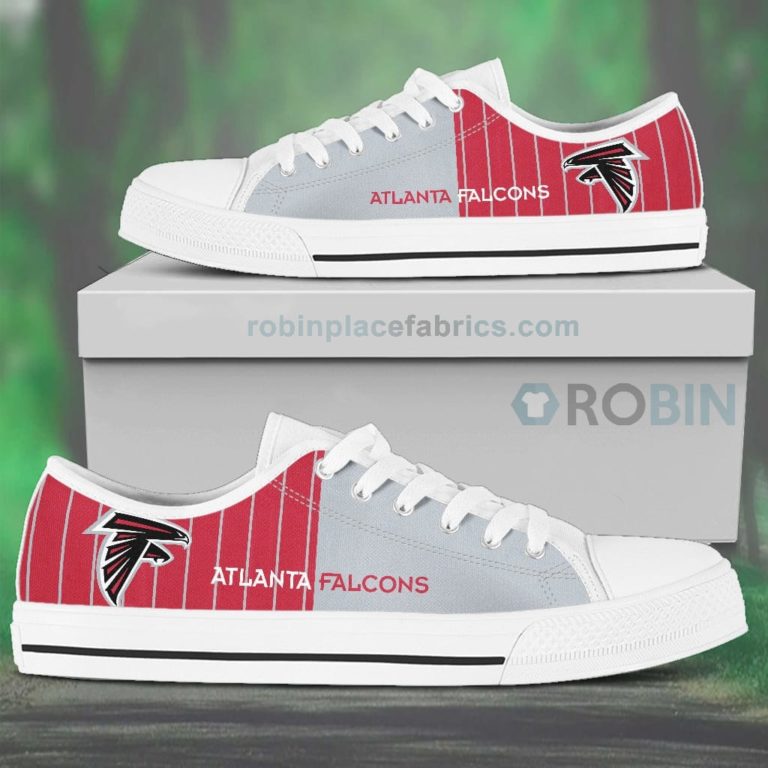 Canvas Low Top Shoes Atlanta Falcons