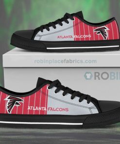 Canvas Low Top Shoes Atlanta Falcons Canvas Low Top Shoes Atlanta Falcons