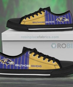 Canvas Low Top Shoes Baltimore Ravens Canvas Low Top Shoes Baltimore Ravens