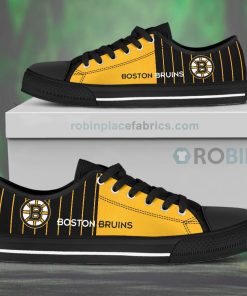 Canvas Low Top Shoes Boston Bruins Canvas Low Top Shoes Boston Bruins