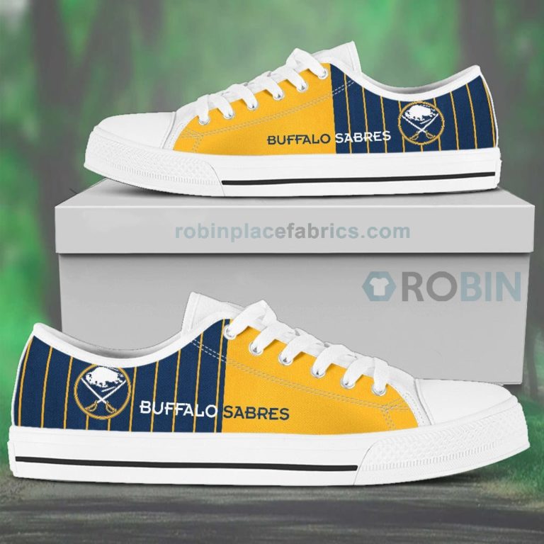 Canvas Low Top Shoes Buffalo Sabres