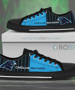 Canvas Low Top Shoes Carolina Panthers Canvas Low Top Shoes Carolina Panthers