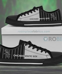 Canvas Low Top Shoes Chicago White Sox Canvas Low Top Shoes Chicago White Sox