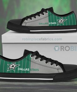 Canvas Low Top Shoes Dallas Stars Canvas Low Top Shoes Dallas Stars