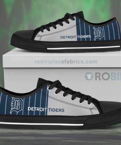 Canvas Low Top Shoes Detroit Tigers Canvas Low Top Shoes Detroit Tigers
