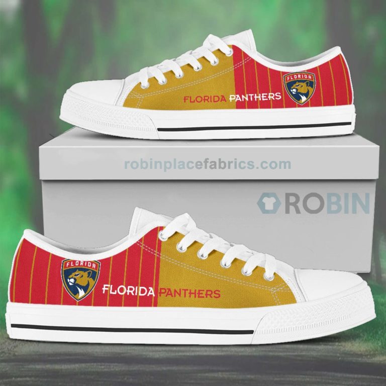 Canvas Low Top Shoes Florida Panthers