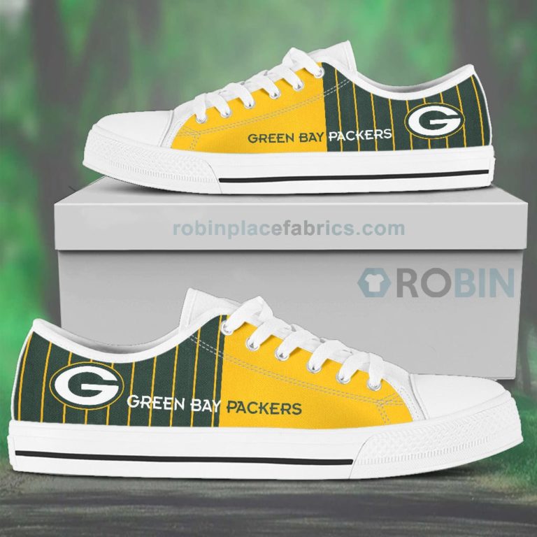 Canvas Low Top Shoes Green Bay Packers
