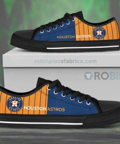 Canvas Low Top Shoes Houston Astros Canvas Low Top Shoes Houston Astros