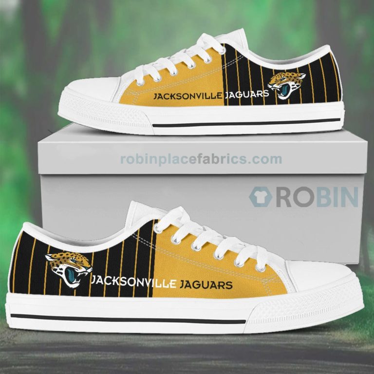 Canvas Low Top Shoes Jacksonville Jaguars
