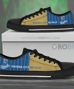 Canvas Low Top Shoes Kansas City Royals Canvas Low Top Shoes Kansas City Royals