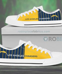 canvas low top shoes los angeles chargers 127 9I1s6