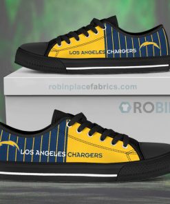 Canvas Low Top Shoes Los Angeles Chargers Canvas Low Top Shoes Los Angeles Chargers