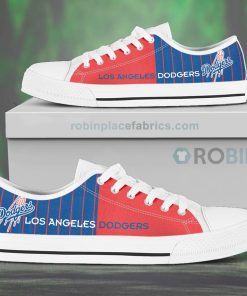 canvas low top shoes los angeles dodgers 126 kifz9