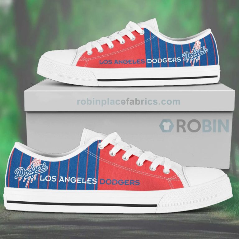 Canvas Low Top Shoes Los Angeles Dodgers