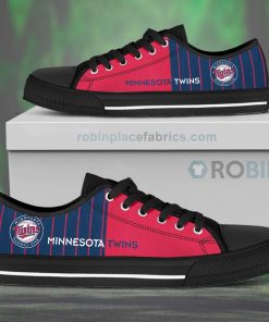 Canvas Low Top Shoes Minnesota Twins Canvas Low Top Shoes Minnesota Twins