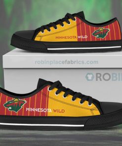 Canvas Low Top Shoes Minnesota Wild Canvas Low Top Shoes Minnesota Wild