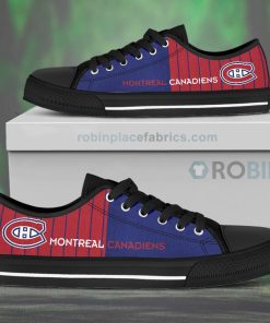 Canvas Low Top Shoes Montreal Canadiens Canvas Low Top Shoes Montreal Canadiens