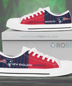 canvas low top shoes new england patriots 116 wwpJh