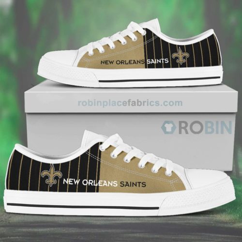 Canvas Low Top Shoes New Orleans Saints RobinPlaceFabrics Reviews